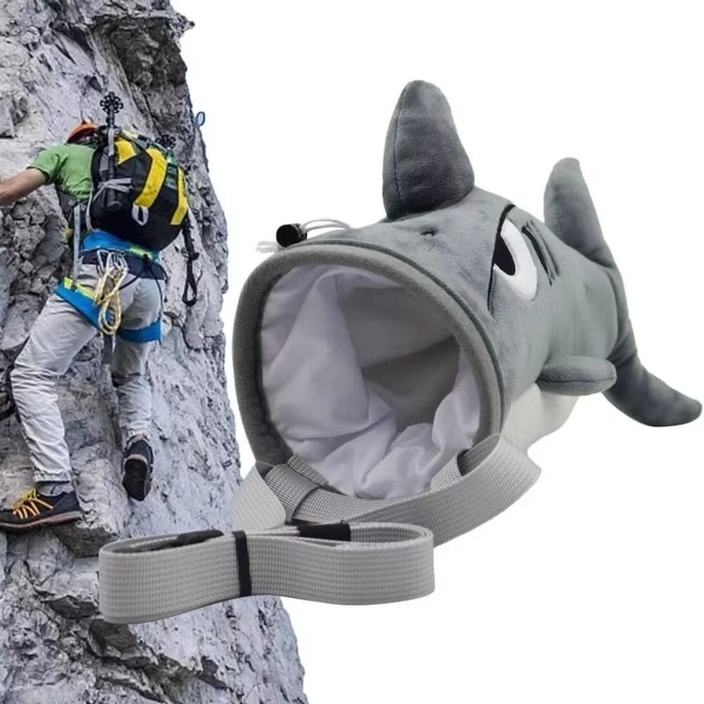 Outdoor Sport Climbing Gear - Sevimli Tembellik/Köpekbalığı Magnezyum Tozu Çantası Peluş