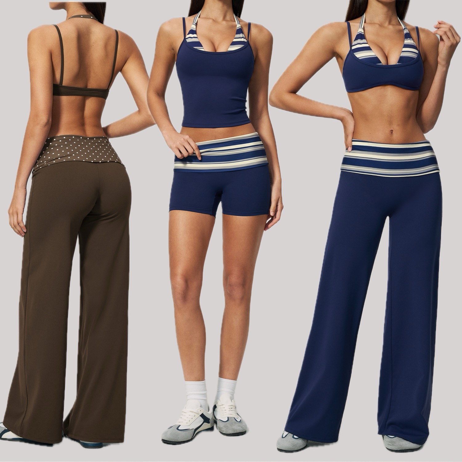 Outdoor Sport Outfit - 2 Parça Kadın Spor Yoga Seti