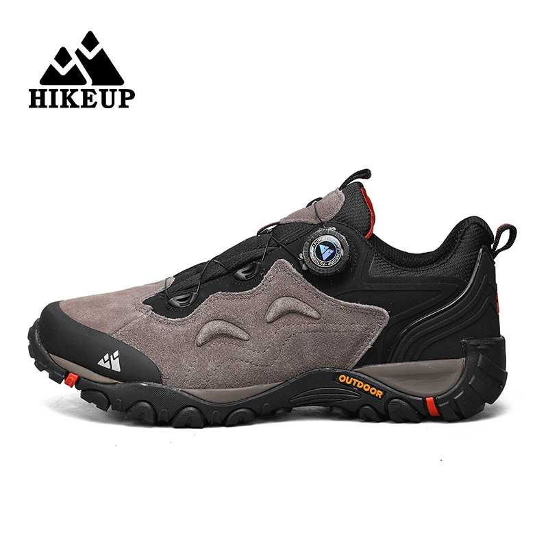 Climbing Shoe Beginner - HIKEUP-Erkek Deri Ayakkabı, Outdoor Yürüyüş Ayakkabısı,
