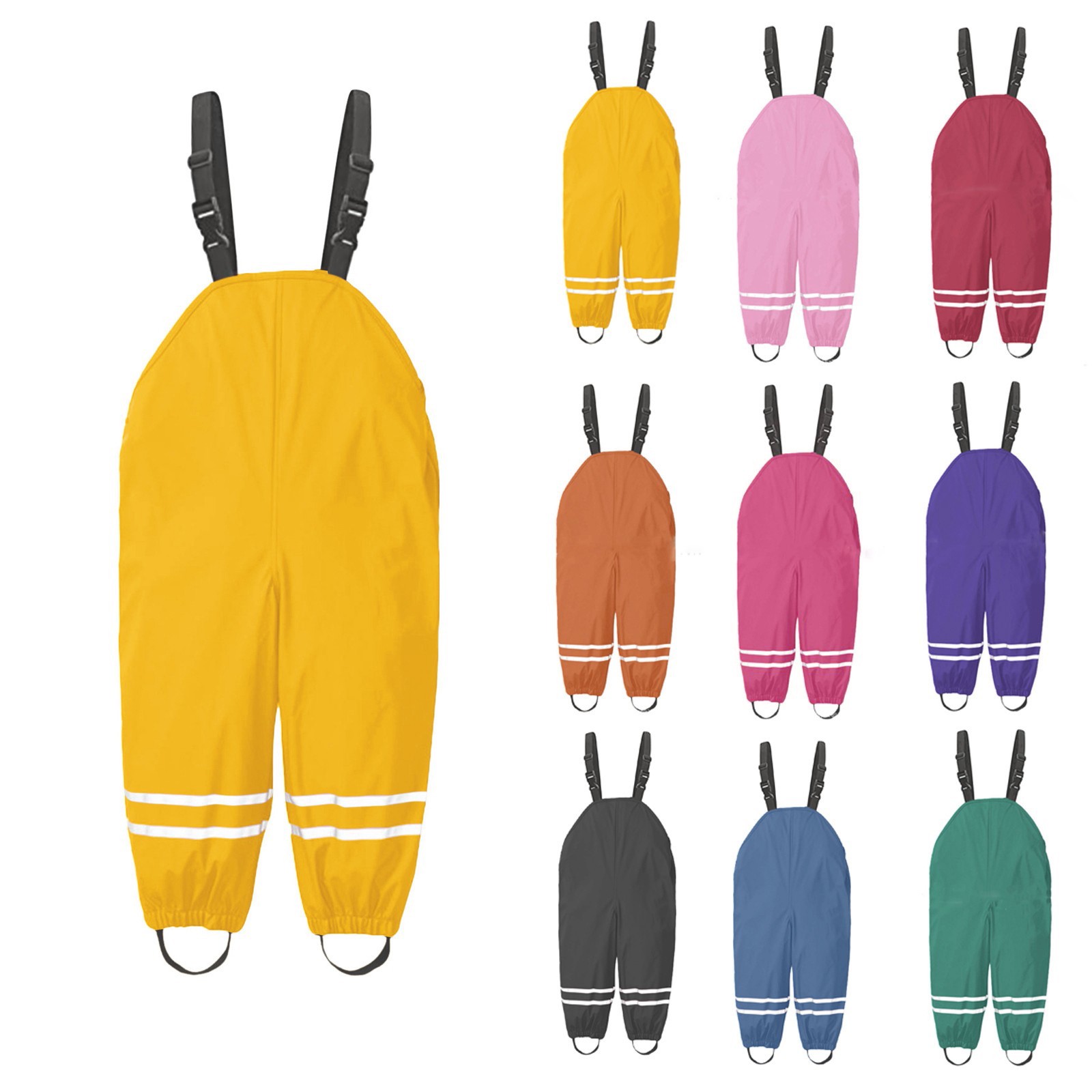 Outdoor Sport Waterproof Pants - 1-8Y Yağmur Pantolon Yürümeye Başlayan Çocuklar