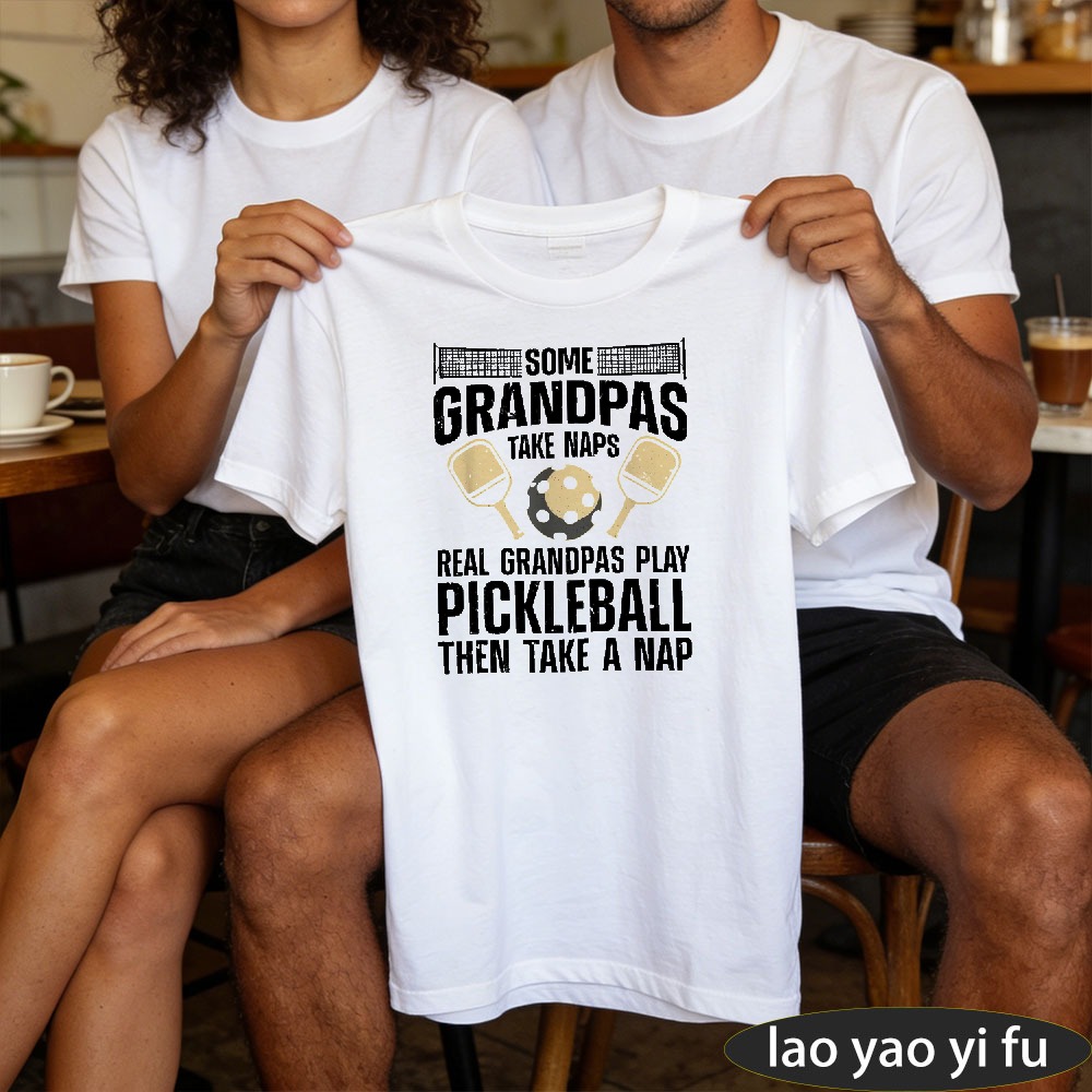 Outdoor Sport Hobbies - Erkekler için komik Pickleball Tasarımı Büyükbaba